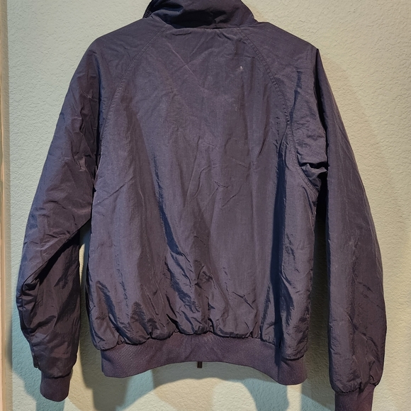 Vintage Holloway Zip Up Bomber Jacket Fleece Lining Size Small Navy Blue - Picture 5 of 5